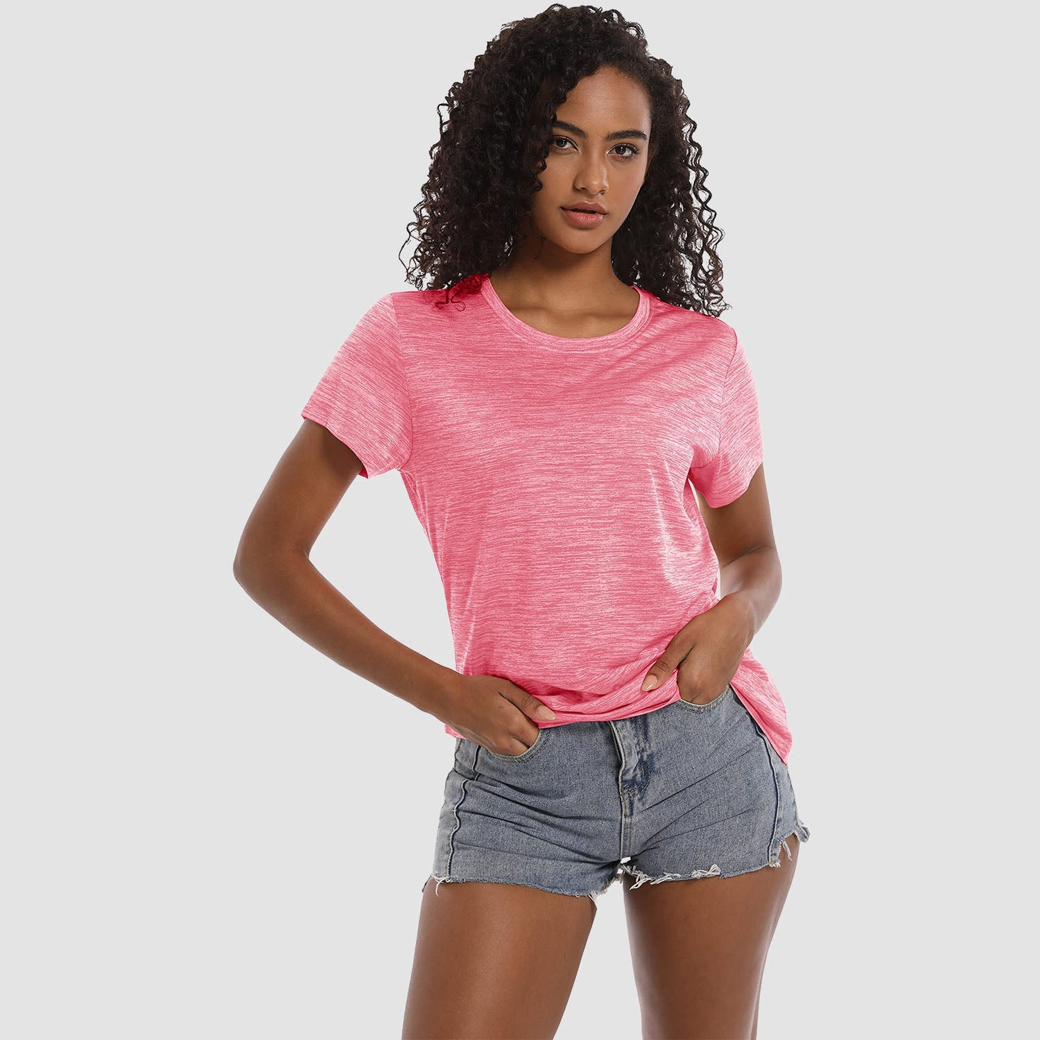 Women's Lightweight Short Sleeve Workout T-Shirt