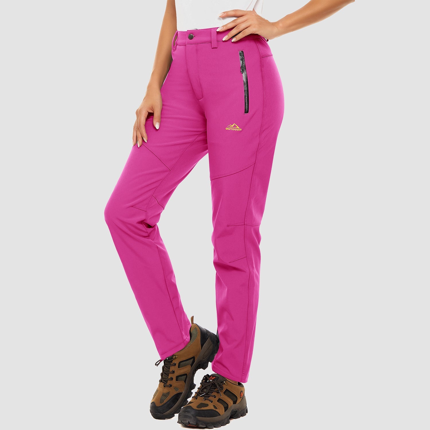 Women's Fleece Lined Water Resistant Winter Ski Pants