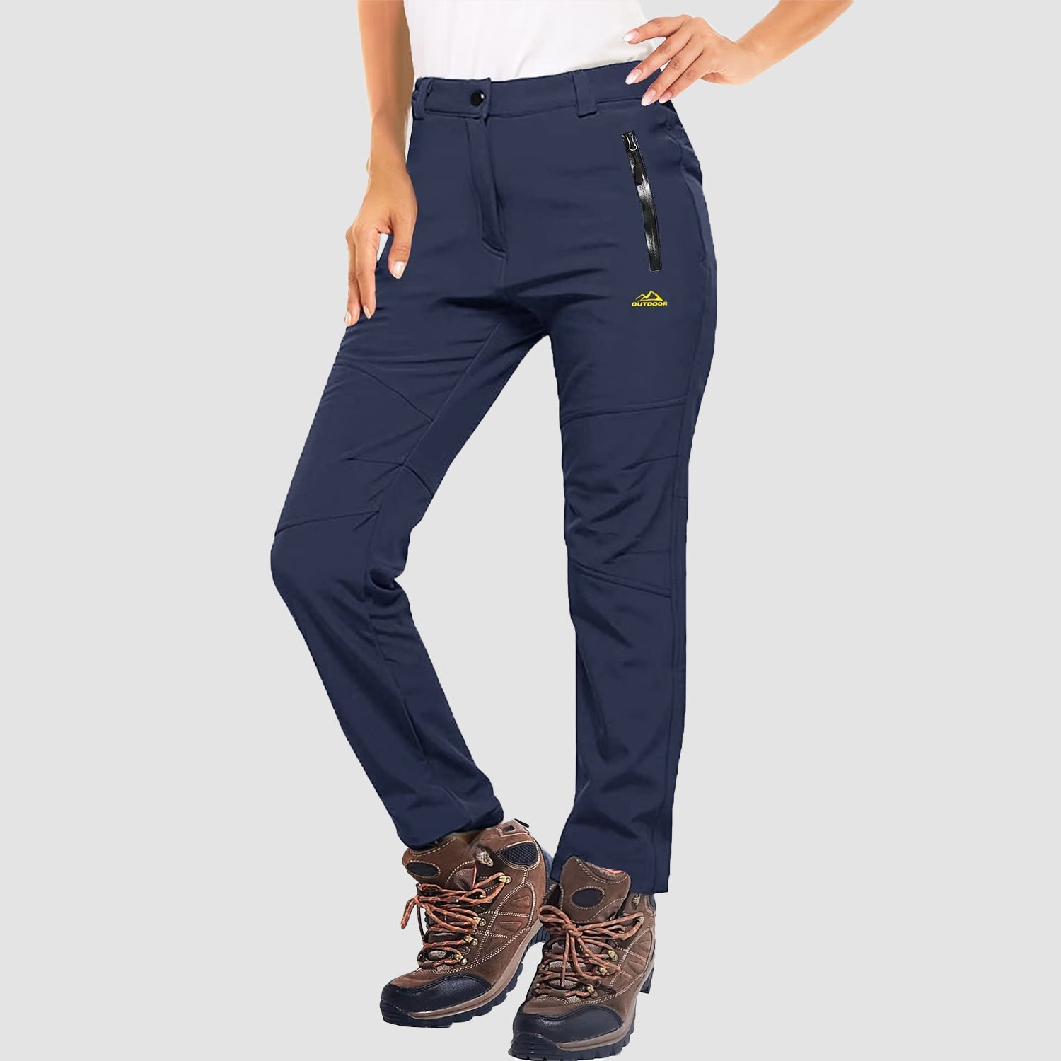 Women's Fleece Lined Water Resistant Winter Ski Pants