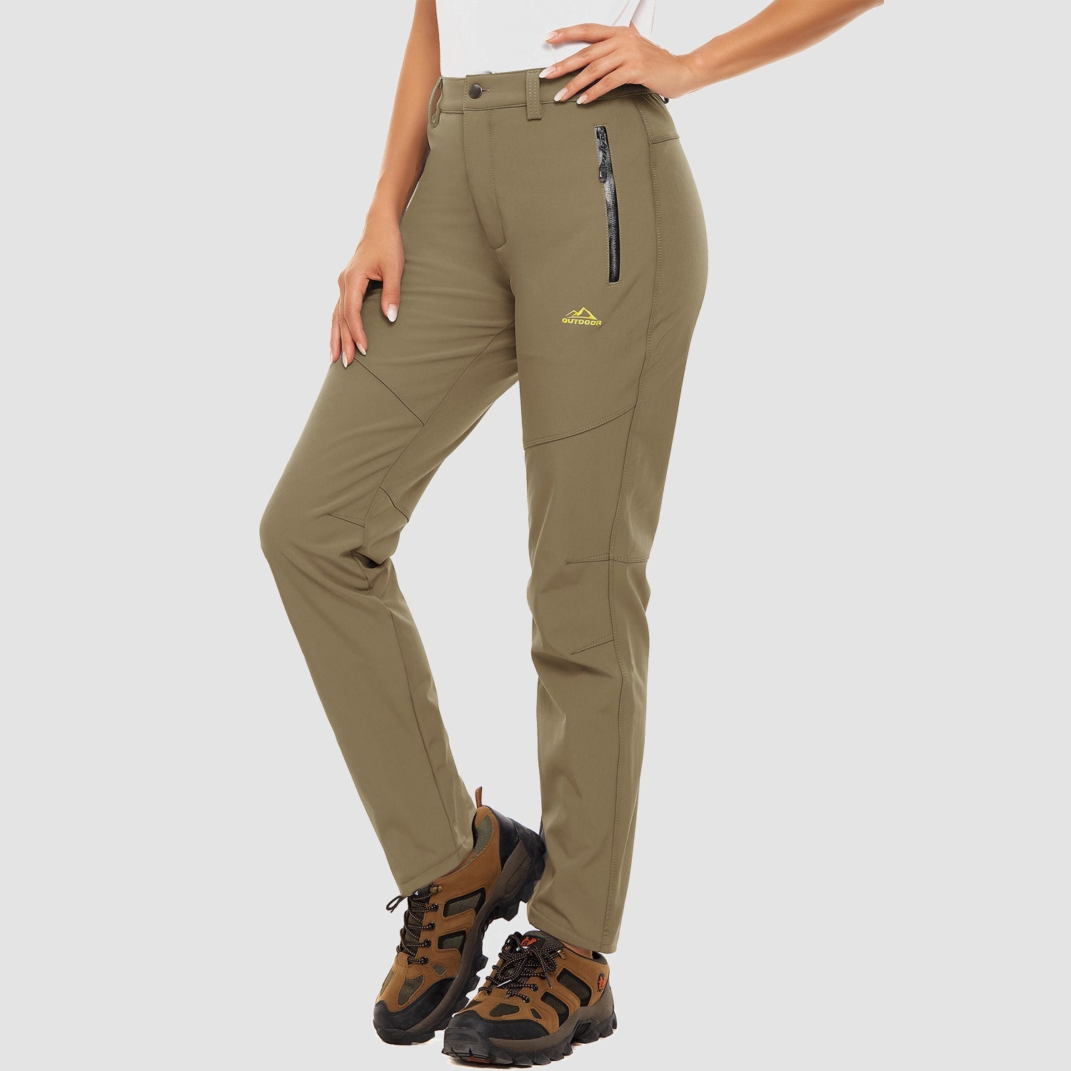 Women's Fleece Lined Water Resistant Winter Ski Pants