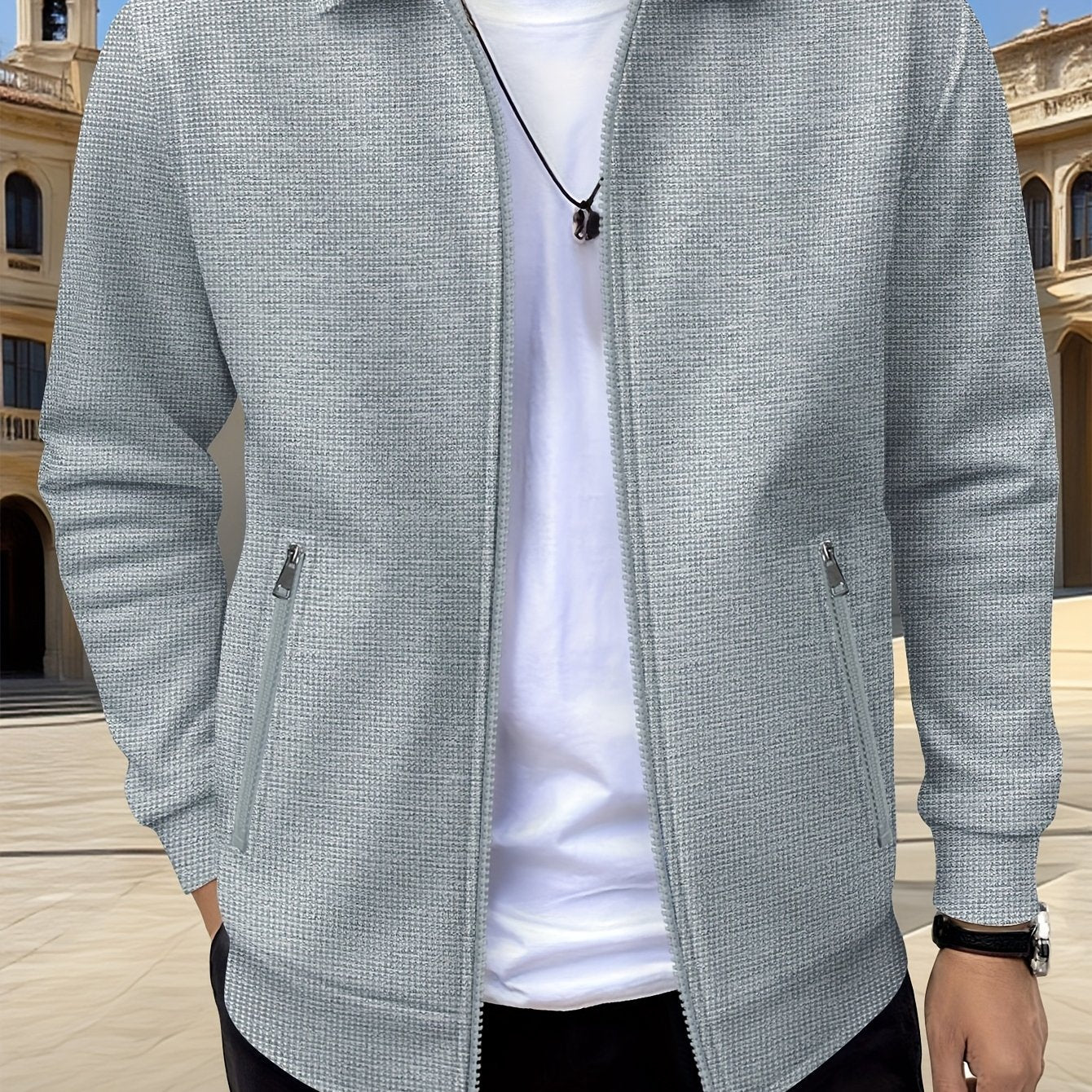 Men'S Stylish Athletic Jacket - veyora