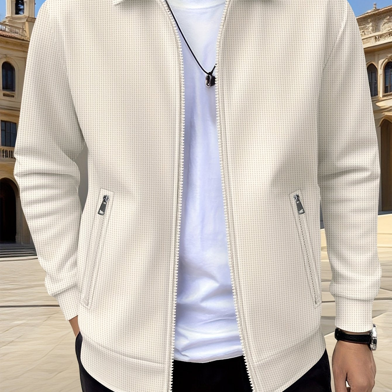 Men'S Stylish Athletic Jacket - veyora