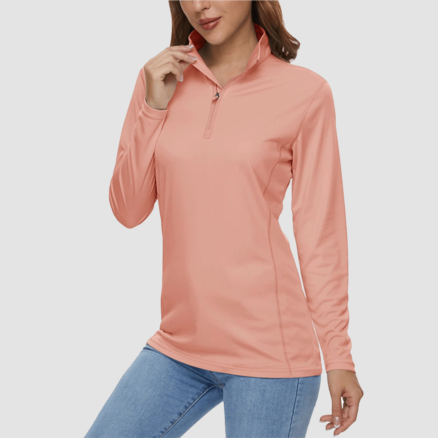 Women's Half Zip Quick Dry Shirt UPF 50+