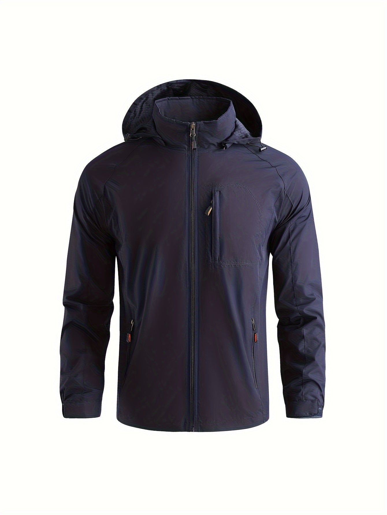 Men's Lightweight Jacket Packable Running Jacket Coat Stand Collar Bomber Jacket - veyora