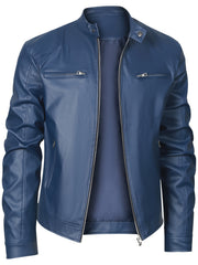 2023 New Stylish Windproof Stand Collar Jacket for Men, Suitable for Spring And Autumn Outdoor Casual Motorcycle Wear - veyora