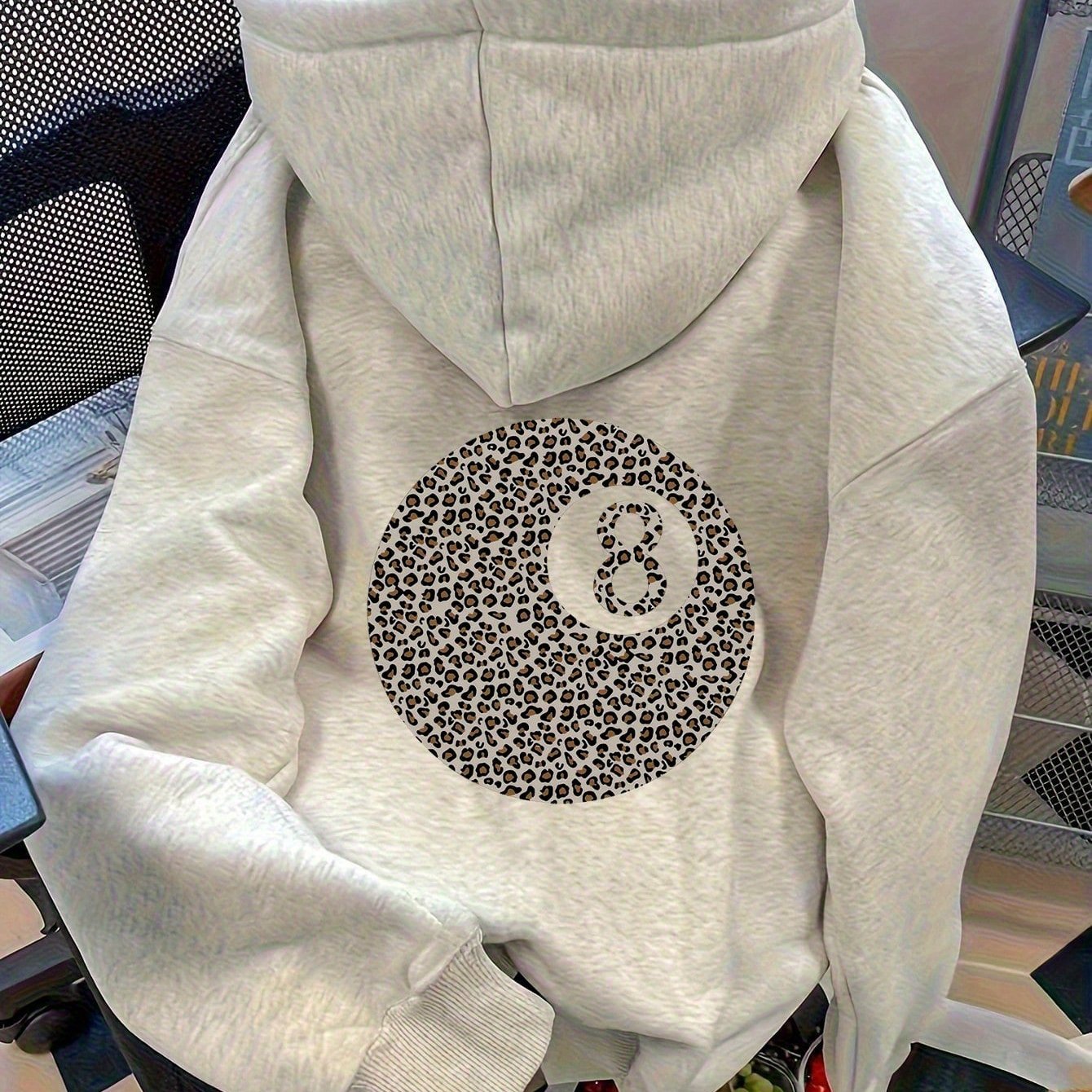 European And American Women'S Clothing Letter Print Hooded Sweatshirt - veyora