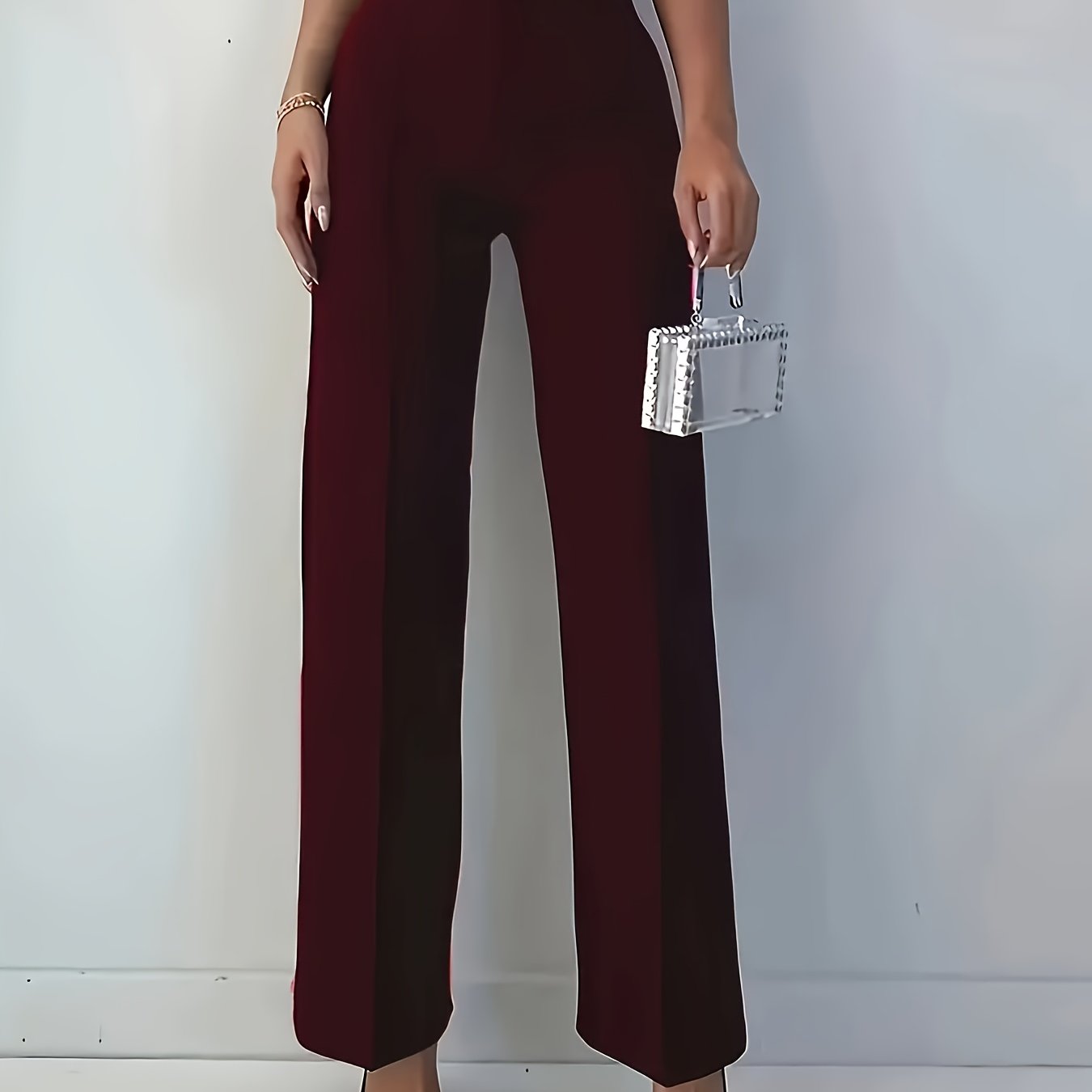 Women's High - Waisted Pants - veyora