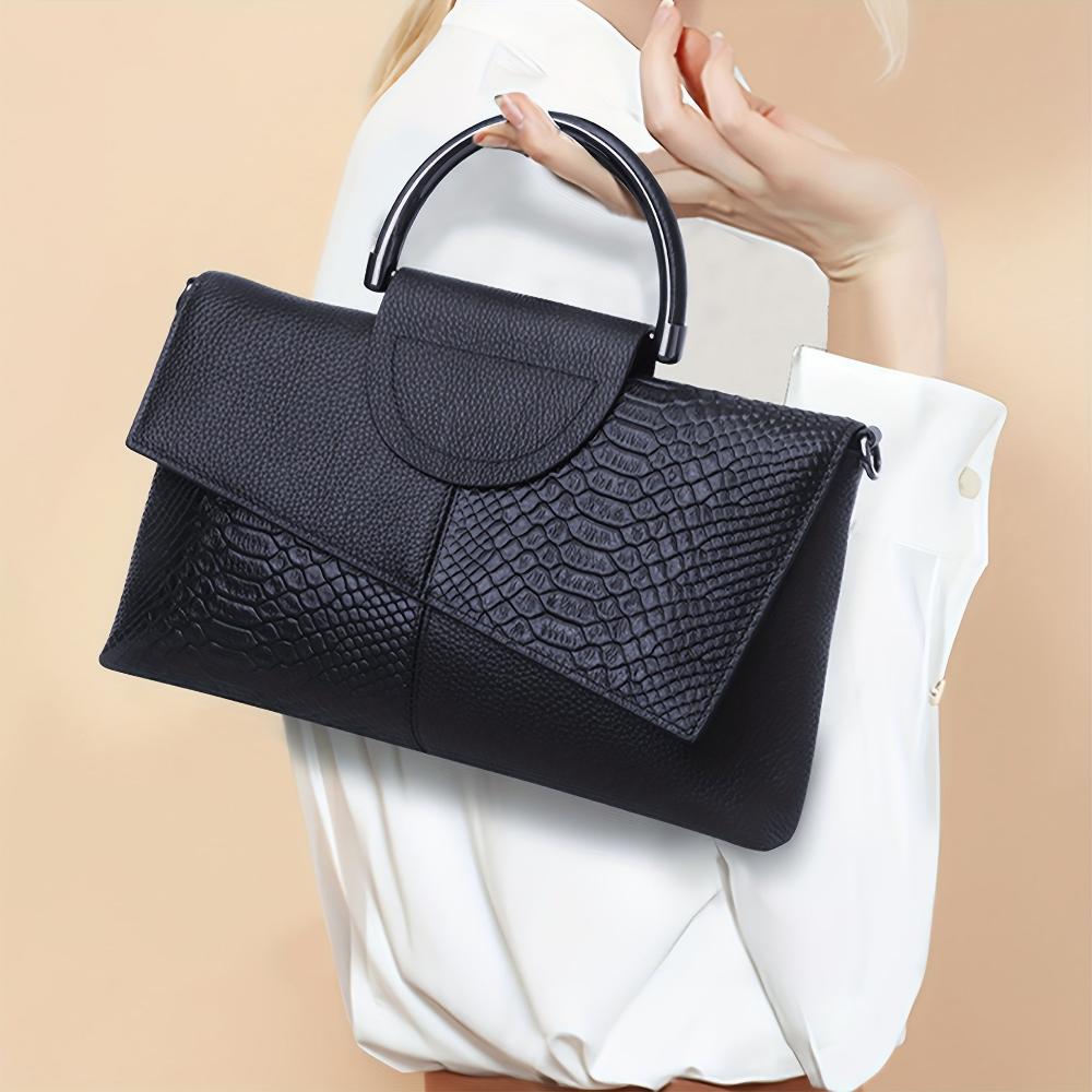 Grace™ Classic | Croc - Embossed Luxury Bag - veyora