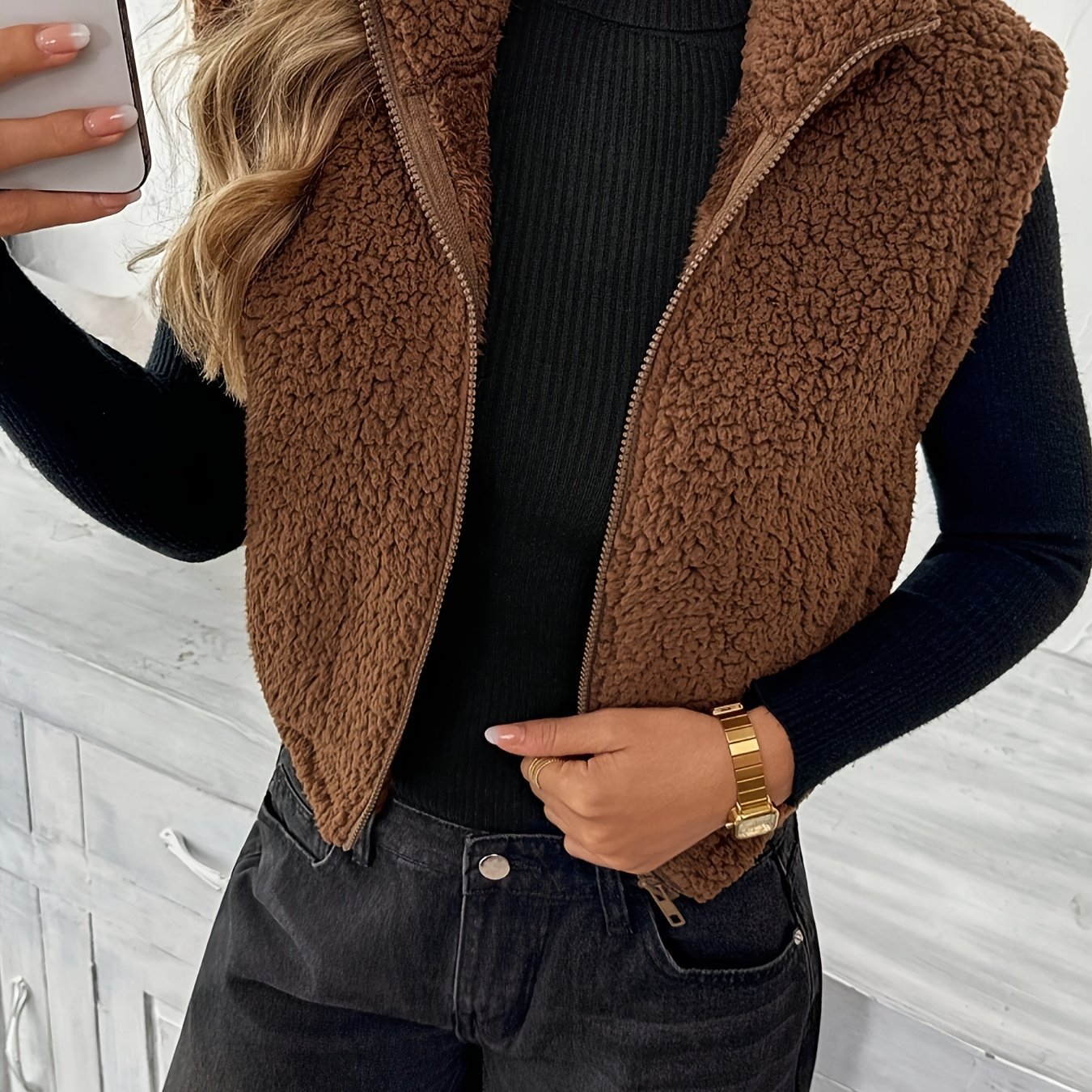 Ladies' Stylish Sleeveless Vest - veyora
