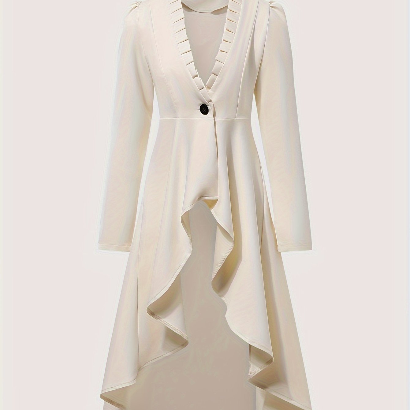 Women'S Classic Steampunk Long Jacket Cape Top - veyora