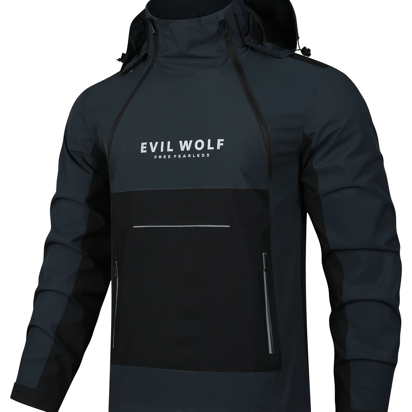 2024 Spring And Autumn Lightweight Hooded Men'S Jacket, Versatile Casual Jacket for Men, Trendy College Style Jacket - veyora