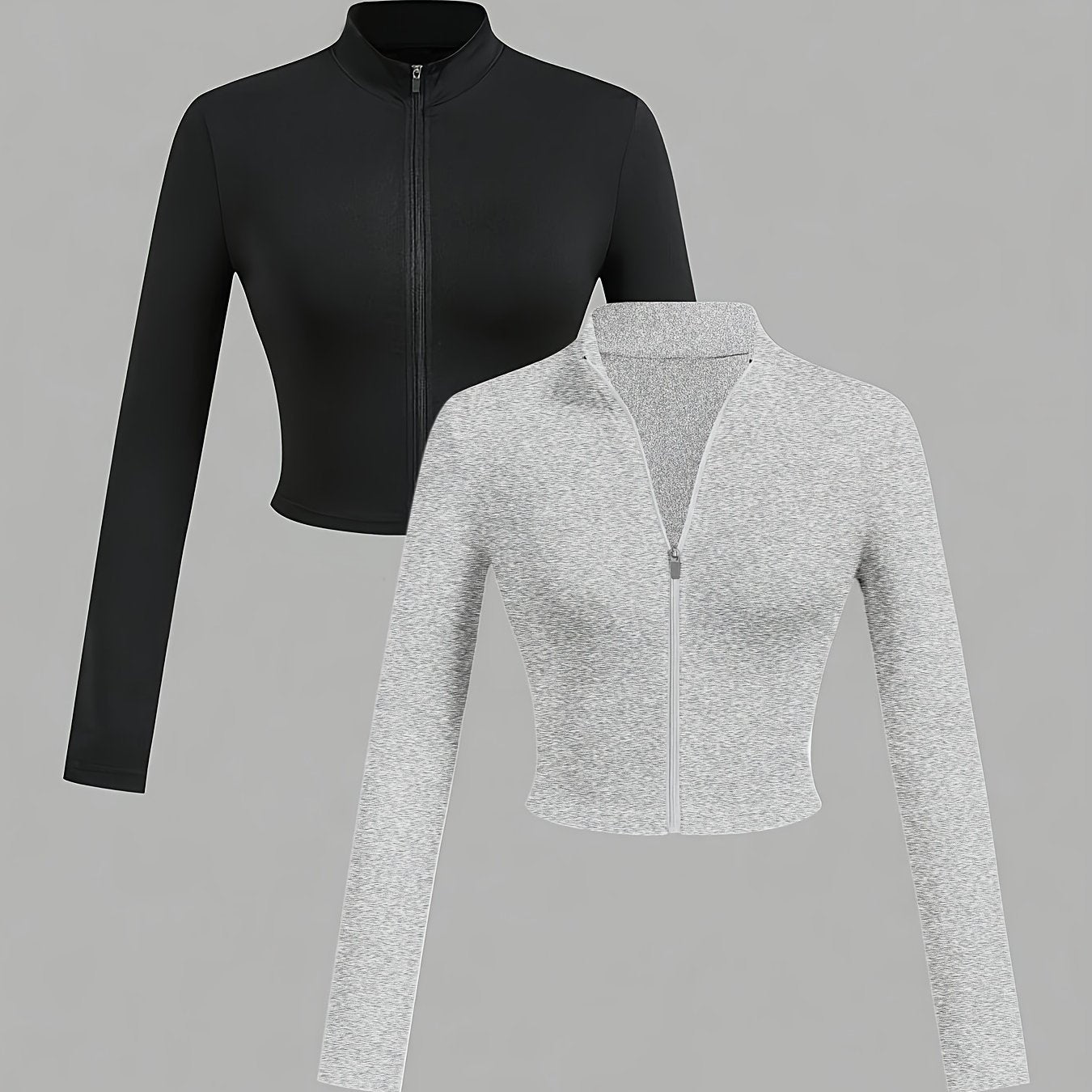 Cat Ear Design + 2 - Piece Women's Casual Jacket Set - veyora