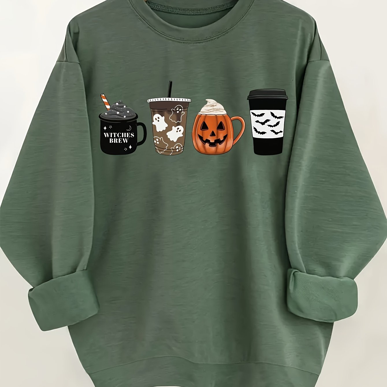 Directional Halloween - Themed Fashion Print Women'S Sweatshirt - veyora