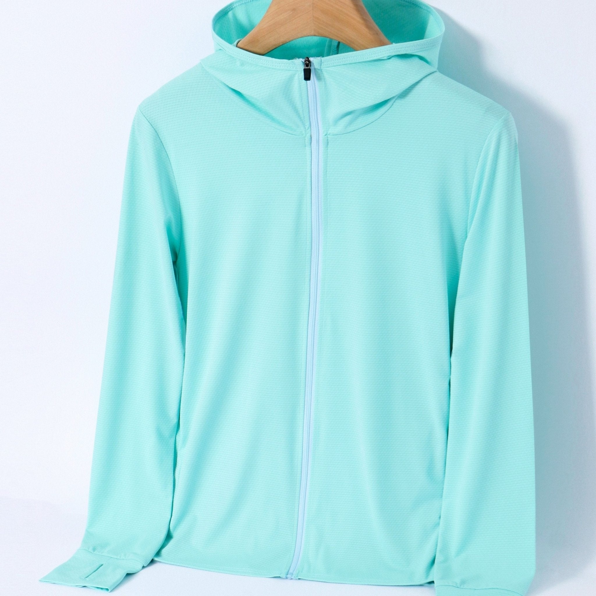 Womens Summer UV Protection Jacket - Ultra - Lightweight Ice Silk Zip - Up for Cool Outdoor Adventures - veyora