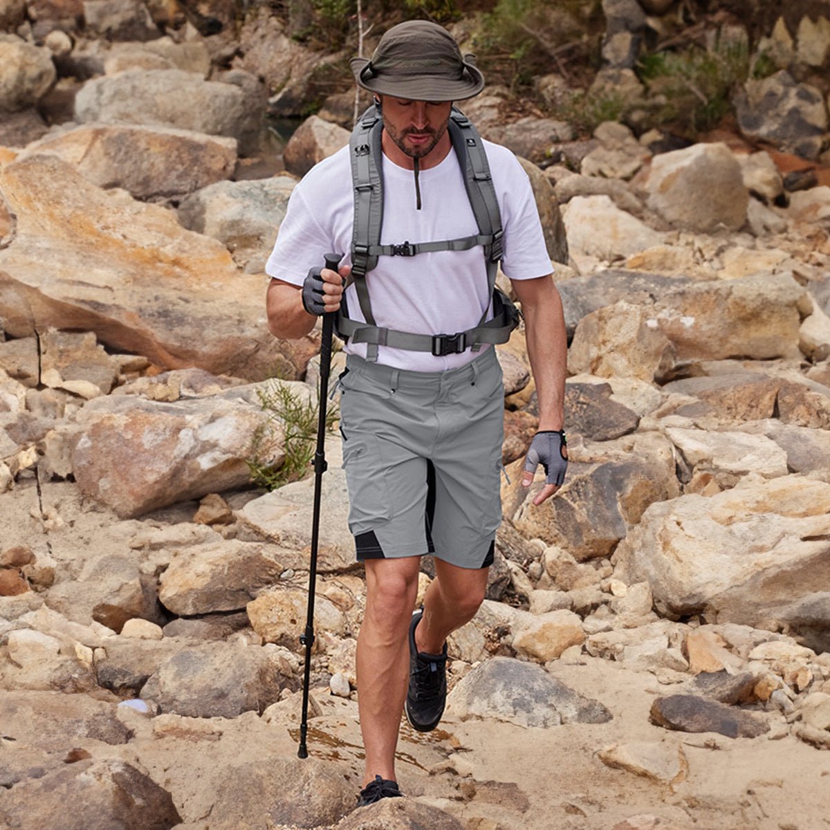 Men's Quick Dry Cargo Shorts