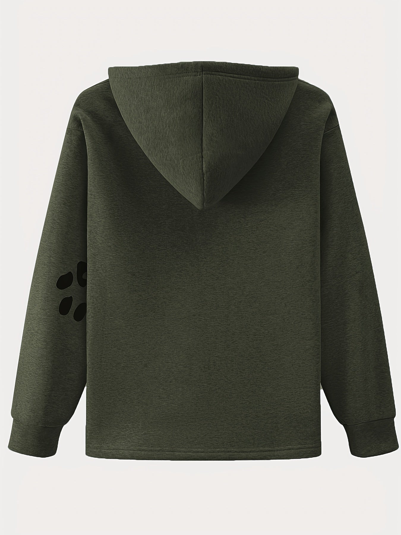 New Women'S Hoodie with Animal Head Print, Loose - Fitting And Cozy - veyora