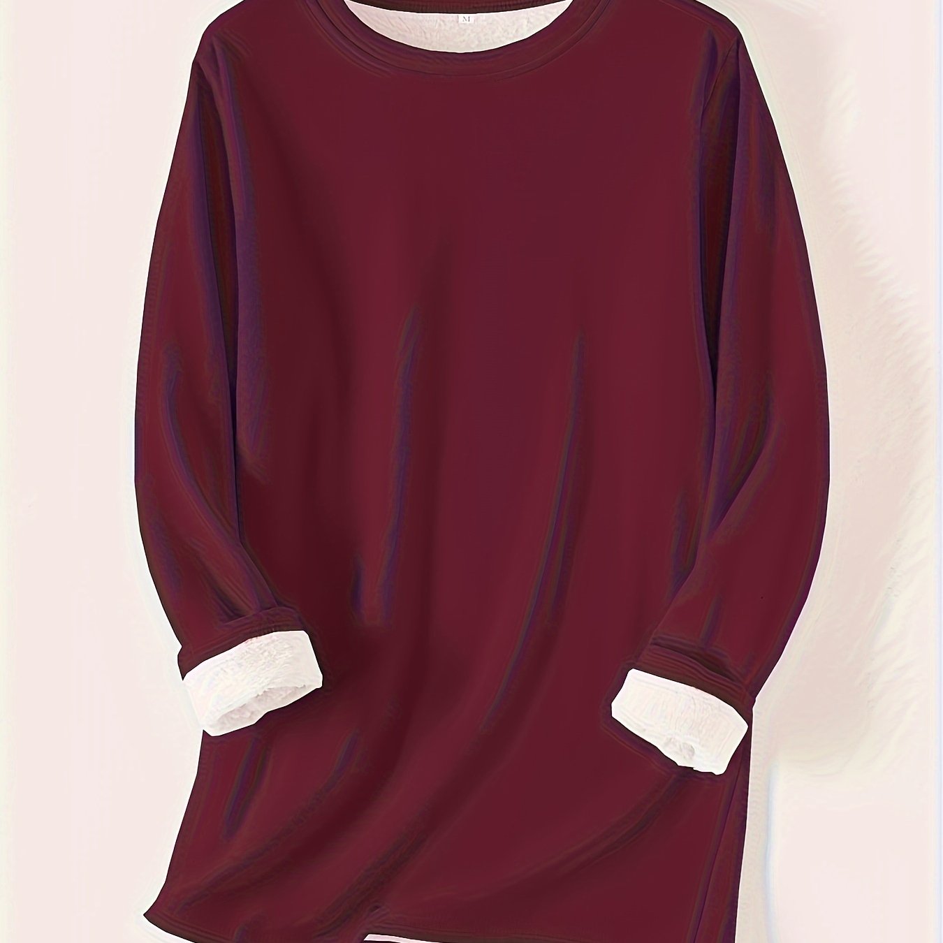 Directional Optimization for New Autumn And Winter Thickened Fleece Tops for Women, Mid - Length, Fitted And Warm - veyora