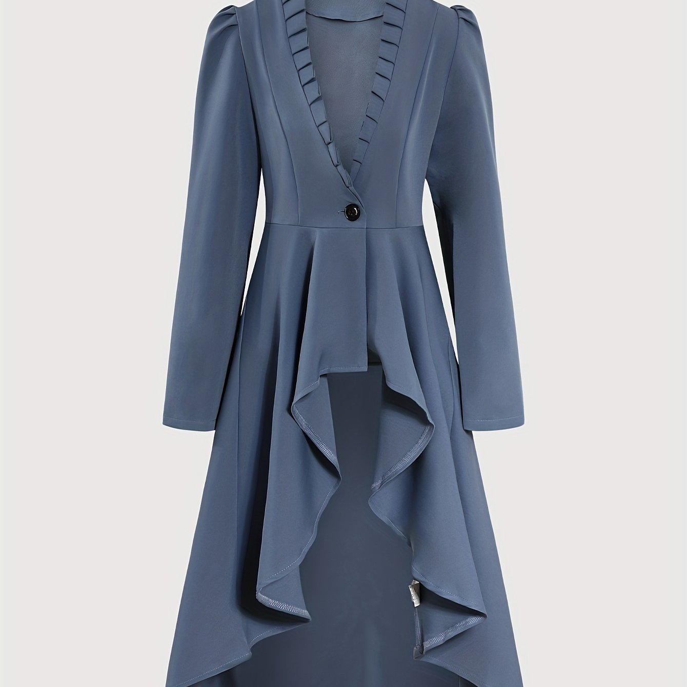 Women'S Classic Steampunk Long Jacket Cape Top - veyora