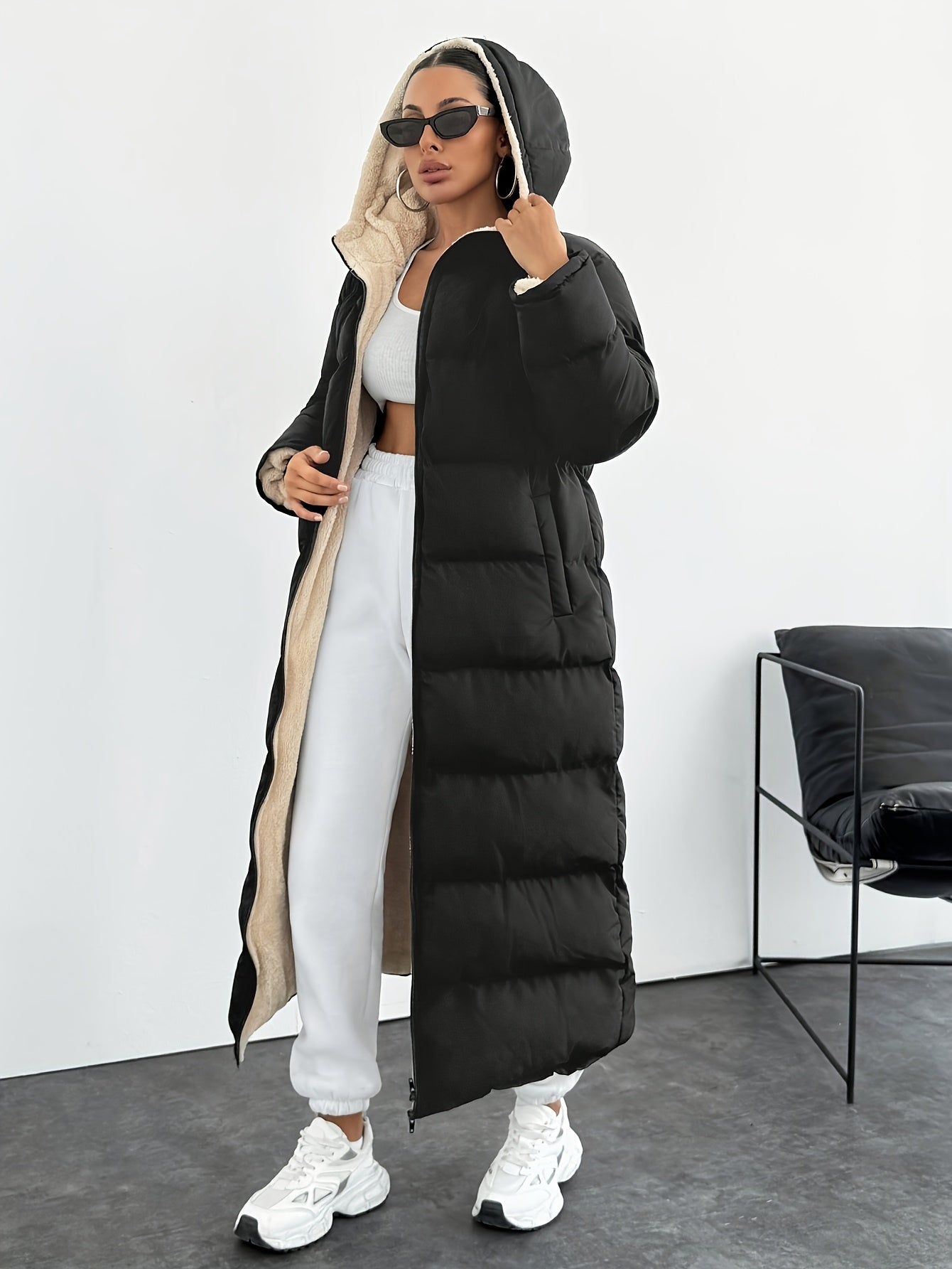 Fashionable and Elegant Thick Coat - veyora