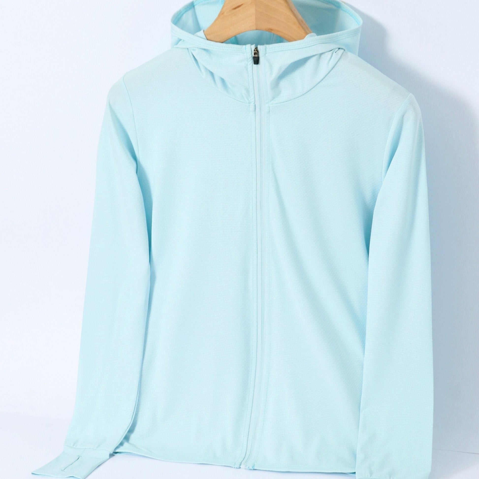 Women'S Lightweight Summer Protection Swimsuit Jacket with Front Zipper - Breathable & Stretchy Fabric, Ideal for Beach, Pool, and Fishing - veyora