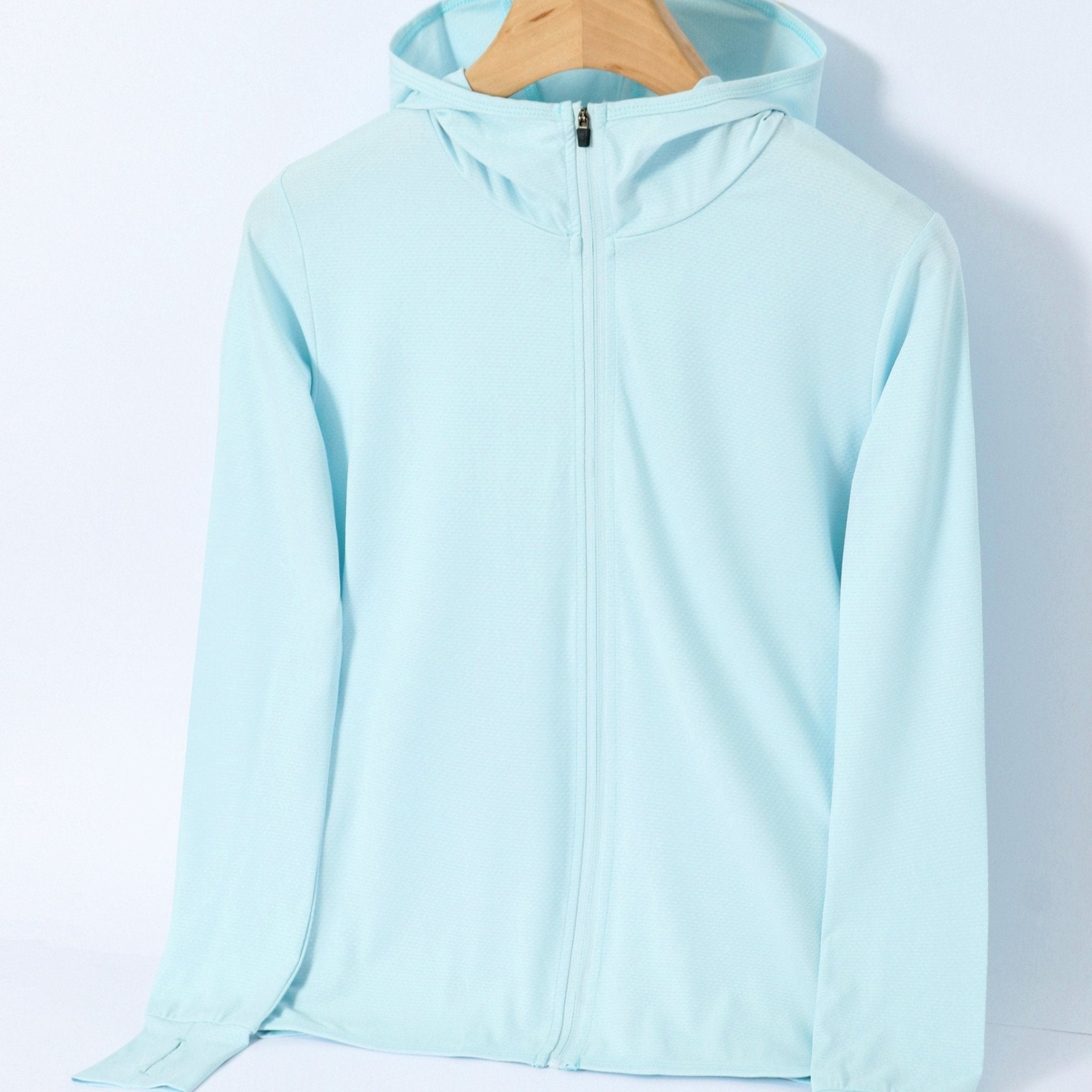 Women'S Lightweight Summer Protection Swimsuit Jacket with Front Zipper - Breathable & Stretchy Fabric, Ideal for Beach, Pool, and Fishing - veyora