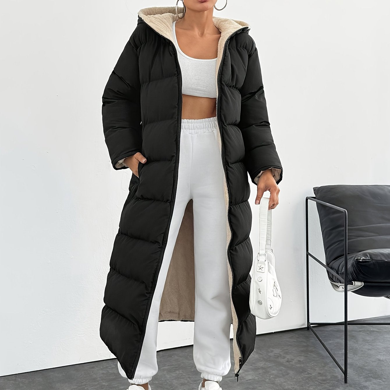 Fashionable and Elegant Thick Coat - veyora