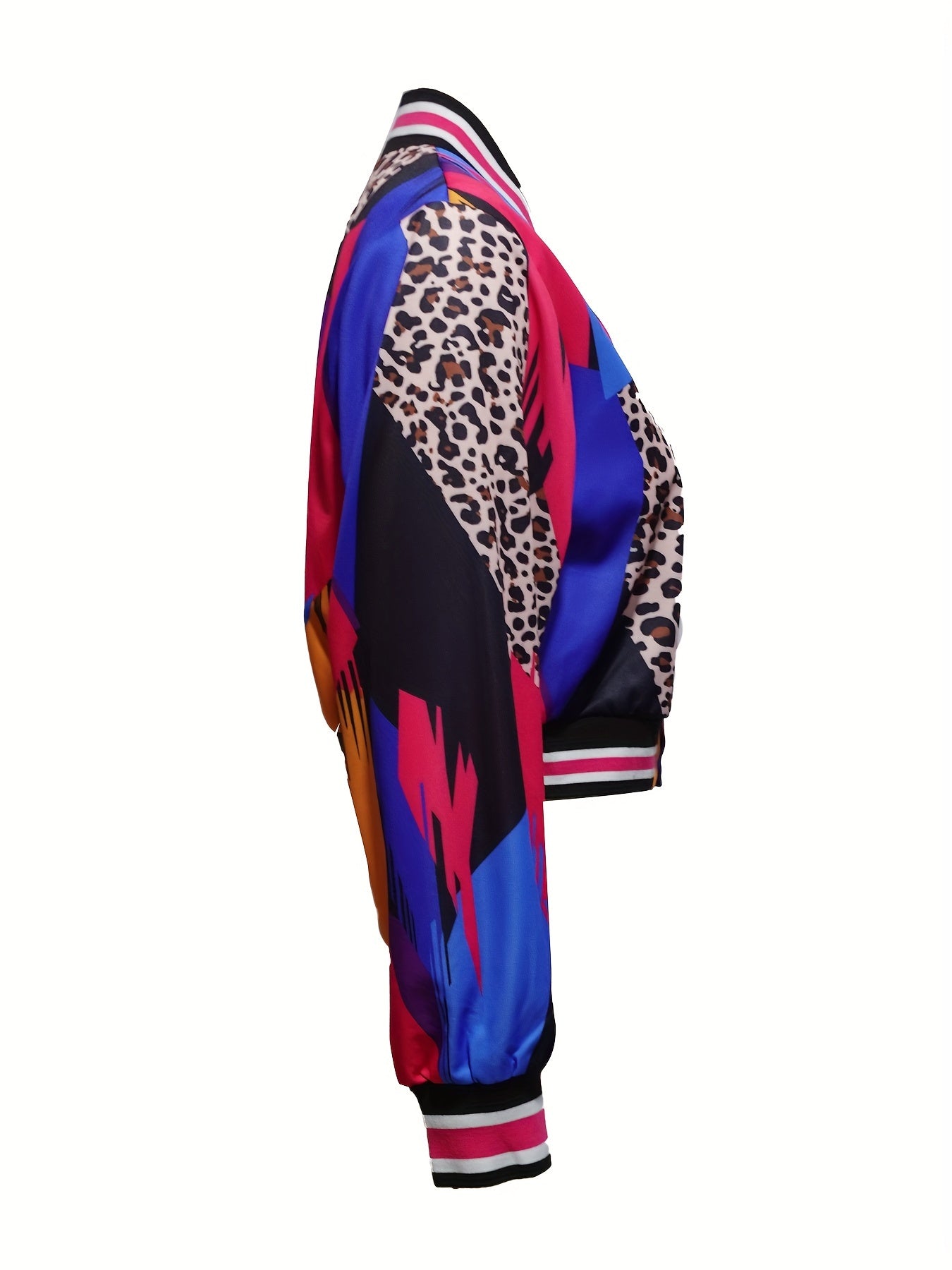  - designed Trendy Patterned Baseball Jacket for Women - veyora