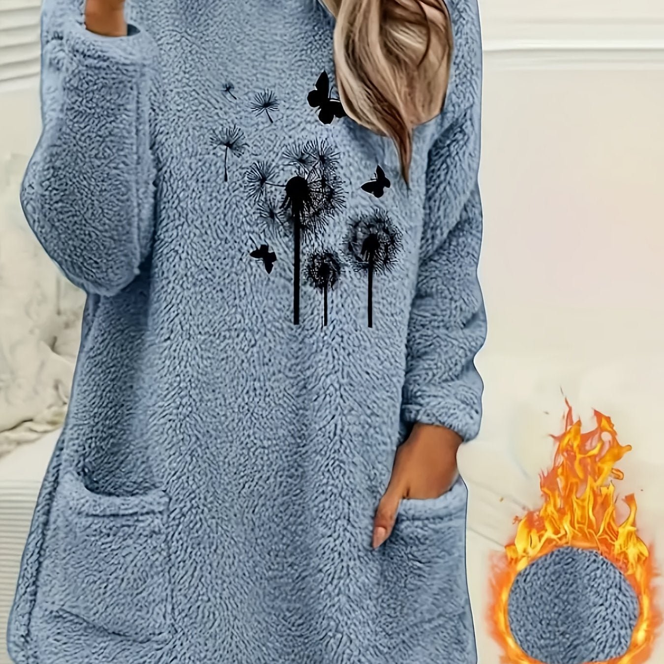 Autumn/Winter New Women's Double - Sided Casual Warm Sweatshirt - veyora