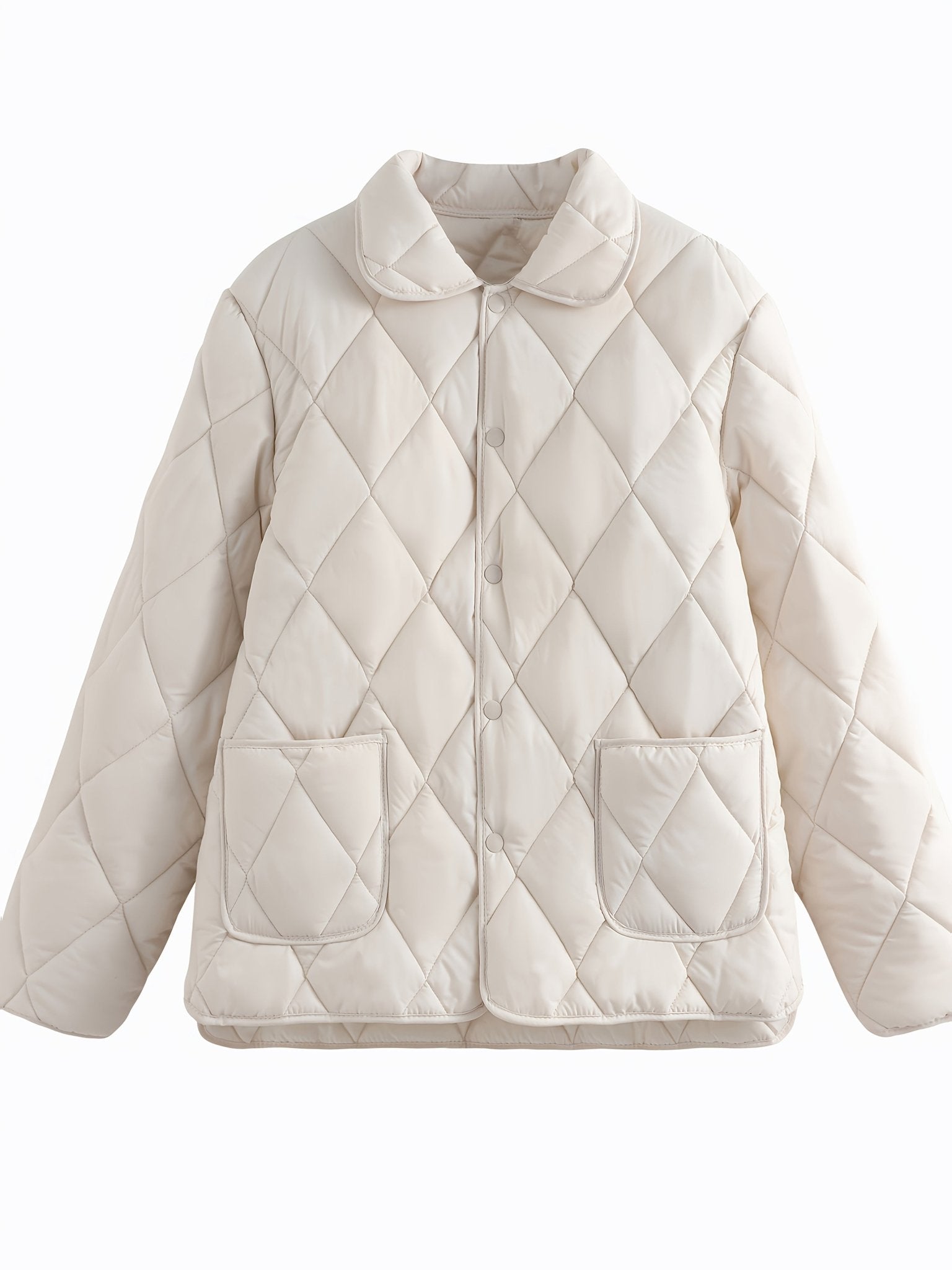 2025 New Women'S Travel Outfit Jacket - Spring And Autumn Thin Pure White Elegant Slim Fit Vest - 100% Artificial Lapel Coat - veyora