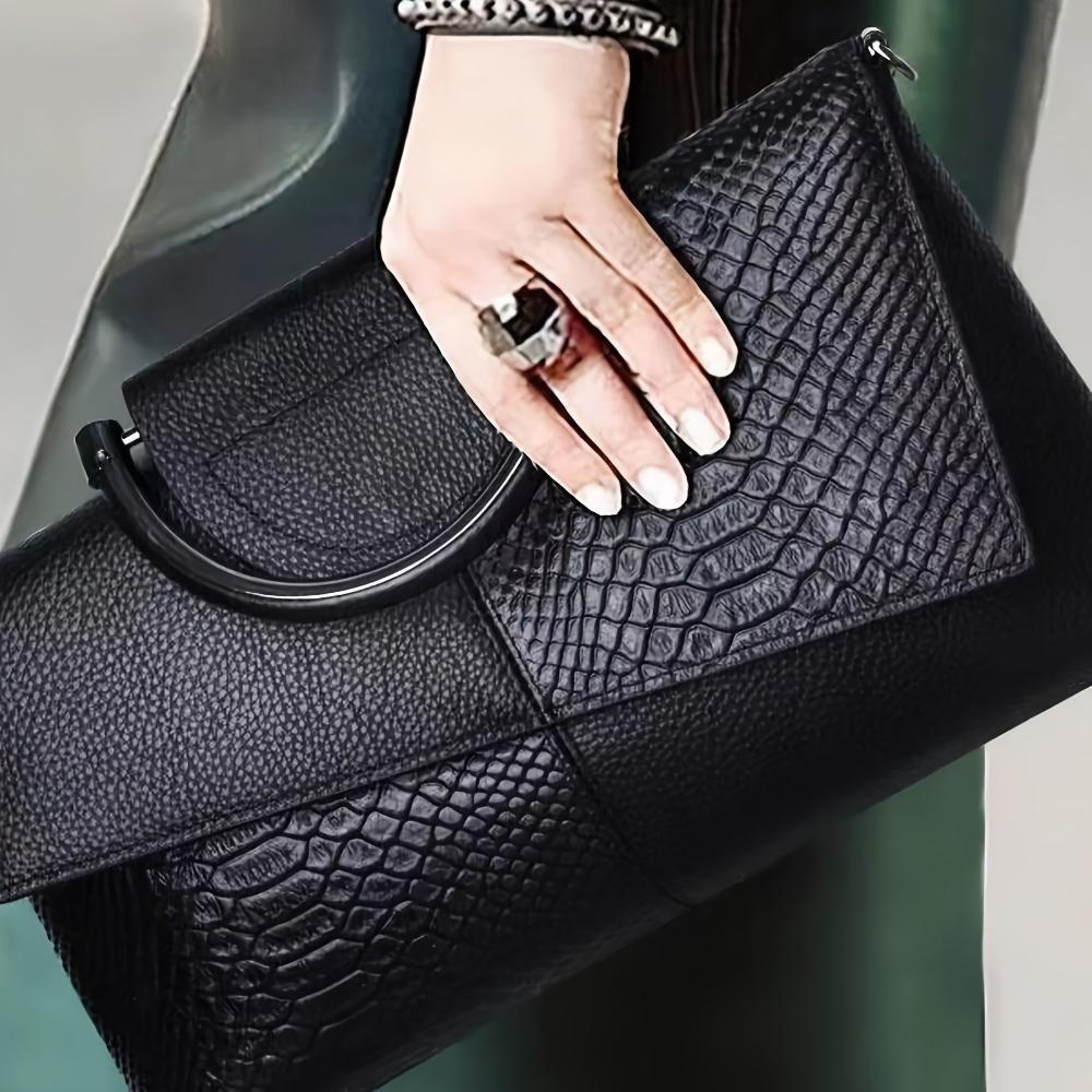 Grace™ Classic | Croc - Embossed Luxury Bag - veyora