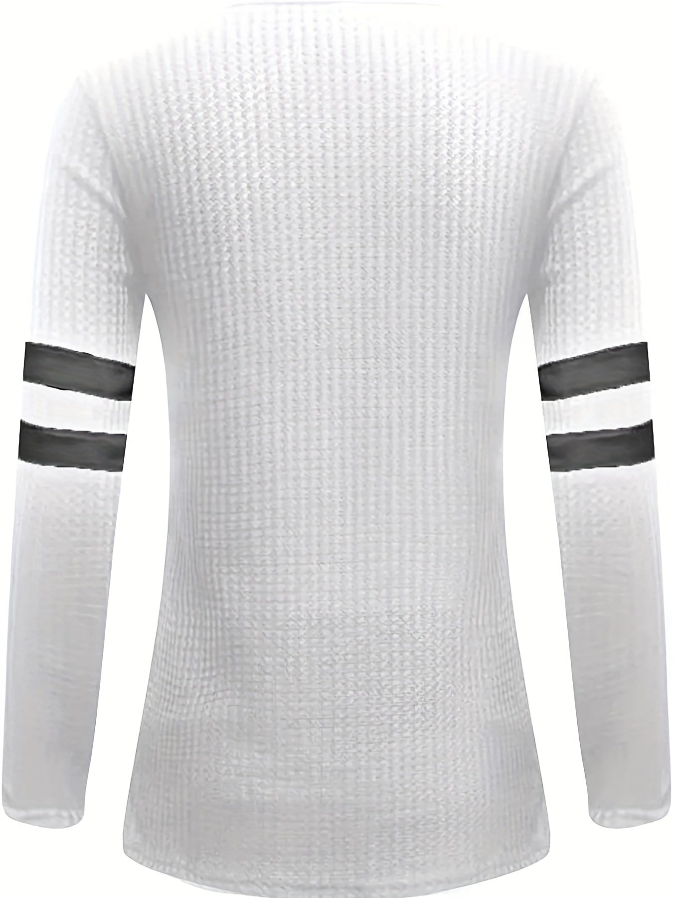 Stripe & Letter Print Zip Front T-Shirt, Casual Long Sleeve Top for Spring & Fall, Women's Clothing - veyora