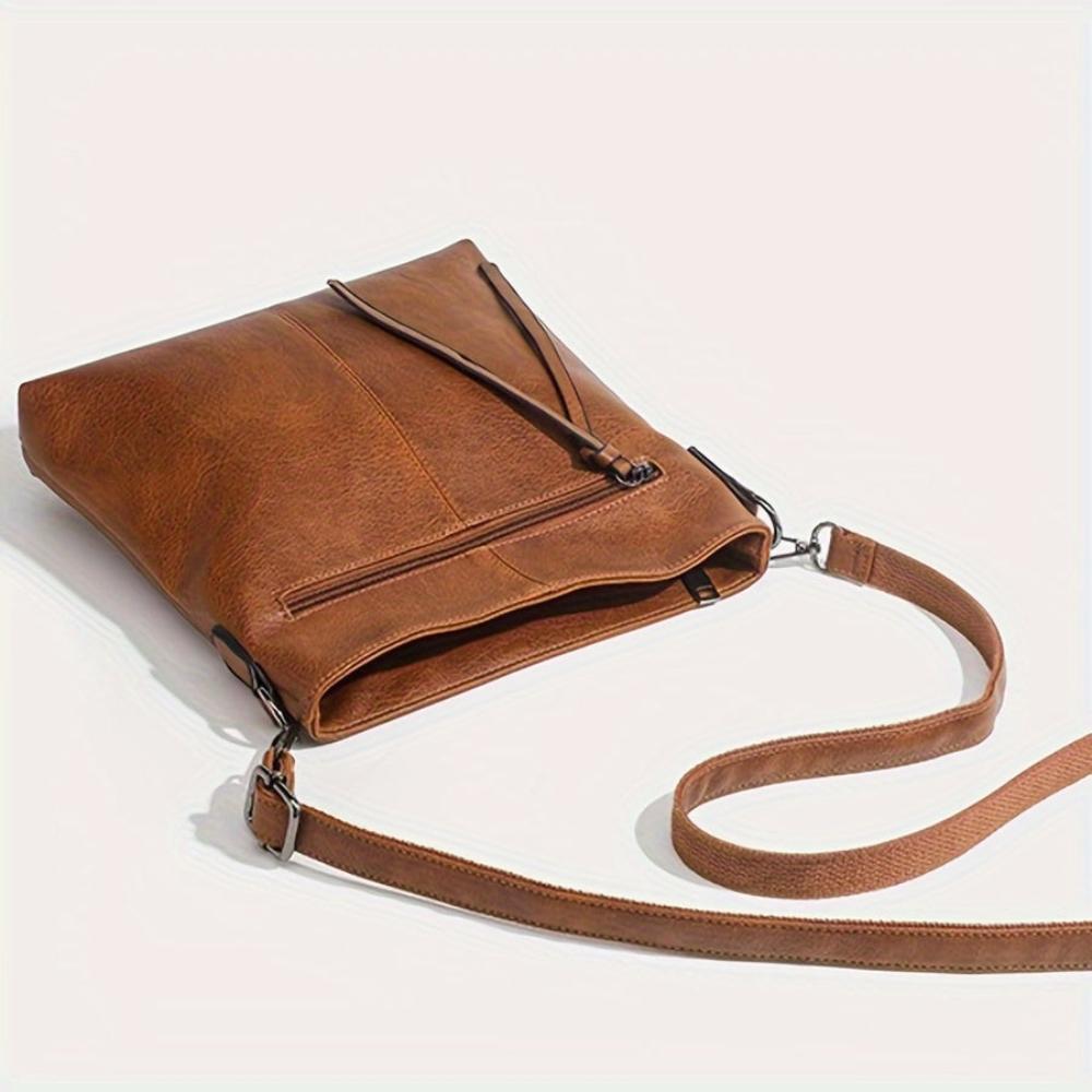 Addison™ Simple Elegance | Retro Square Crossbody Bag - veyora