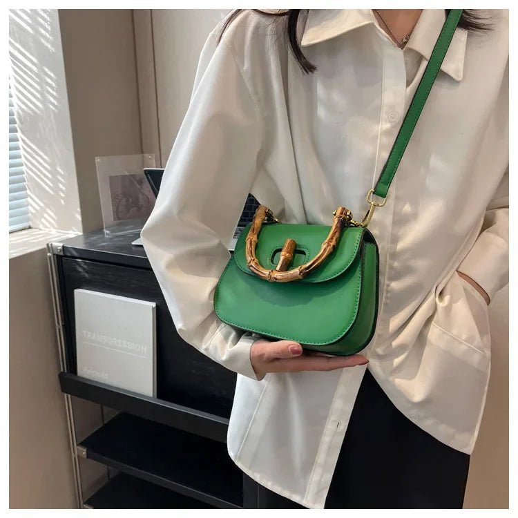 Aria™ - Stylish Bamboo Handbag - veyora