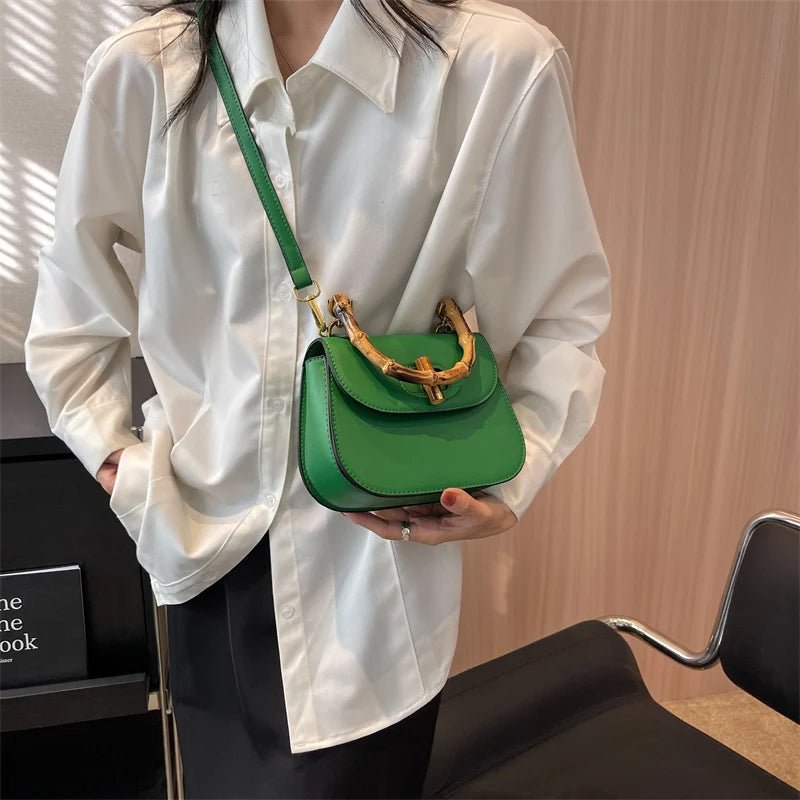 Aria™ - Stylish Bamboo Handbag - veyora