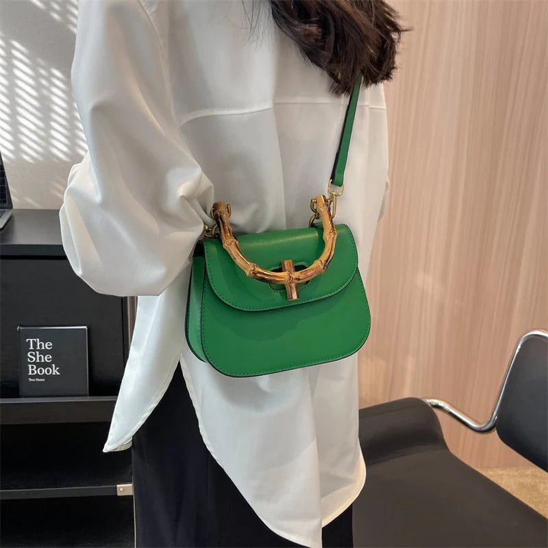 Aria™ - Stylish Bamboo Handbag - veyora