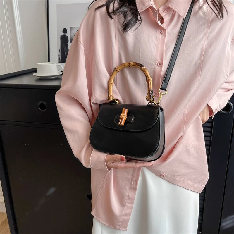 Aria™ - Stylish Bamboo Handbag - veyora