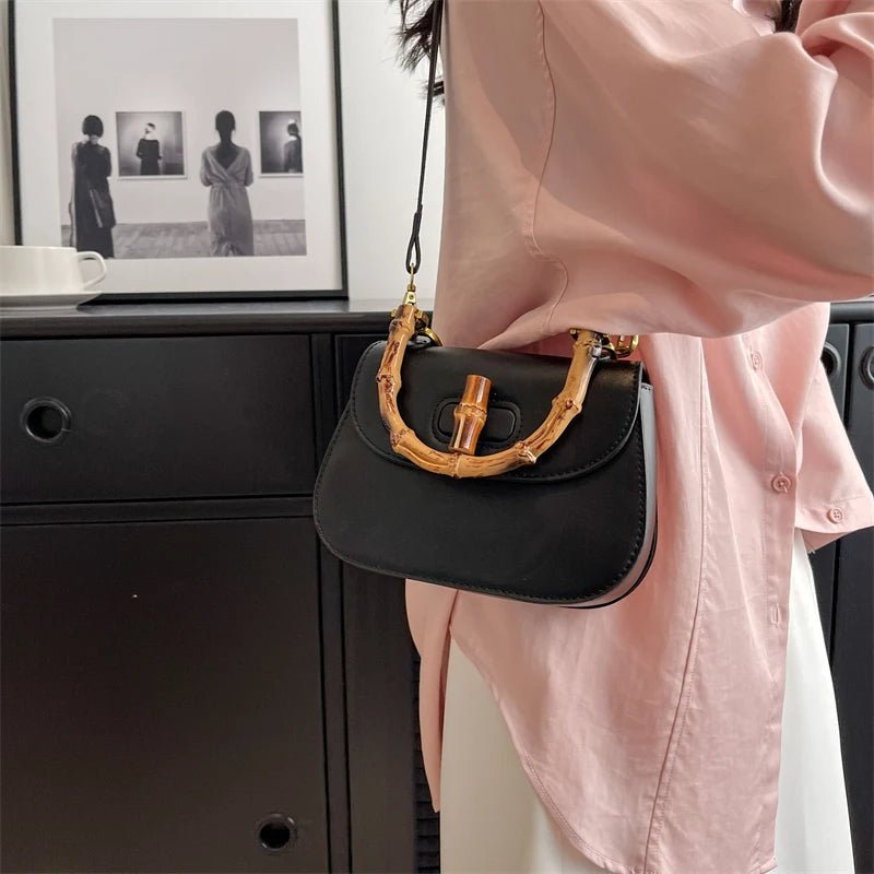 Aria™ - Stylish Bamboo Handbag - veyora