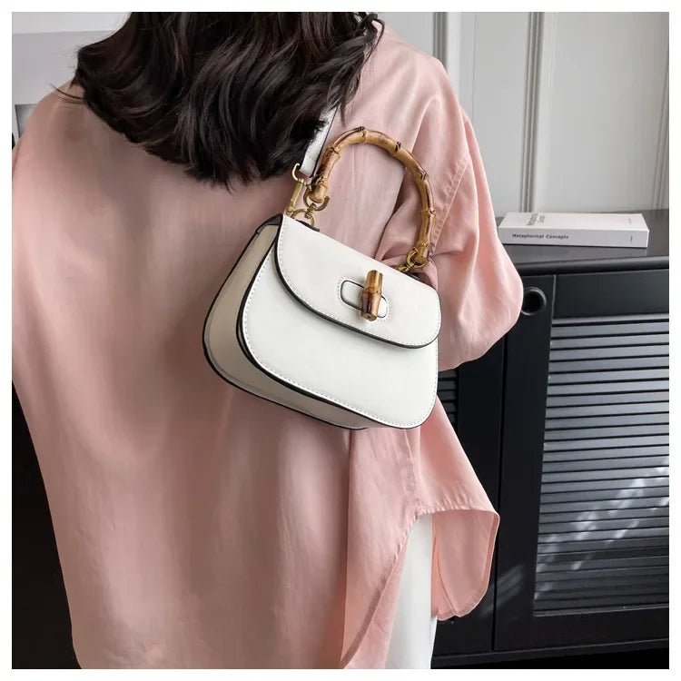 Aria™ - Stylish Bamboo Handbag - veyora
