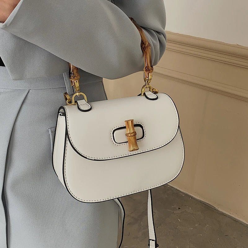 Aria™ - Stylish Bamboo Handbag - veyora