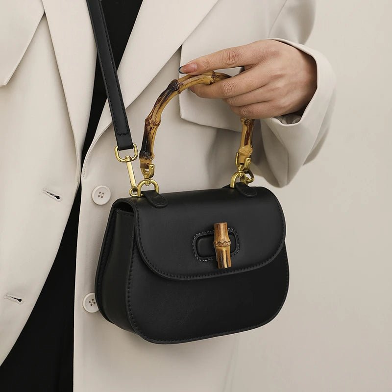 Aria™ - Stylish Bamboo Handbag - veyora