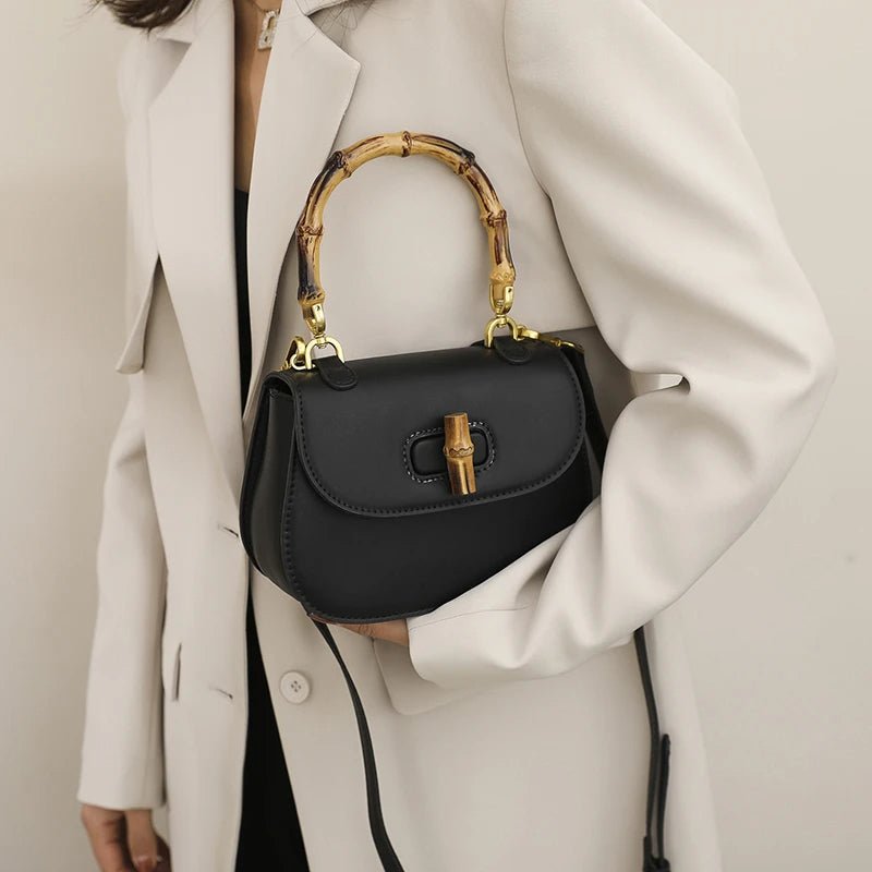 Aria™ - Stylish Bamboo Handbag - veyora