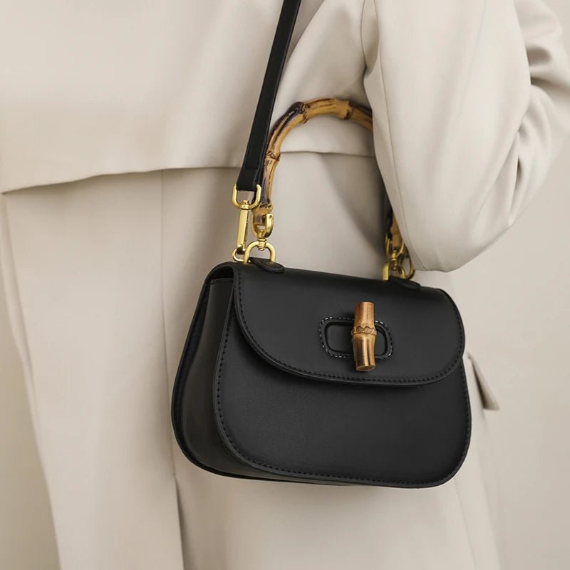 Aria™ - Stylish Bamboo Handbag - veyora