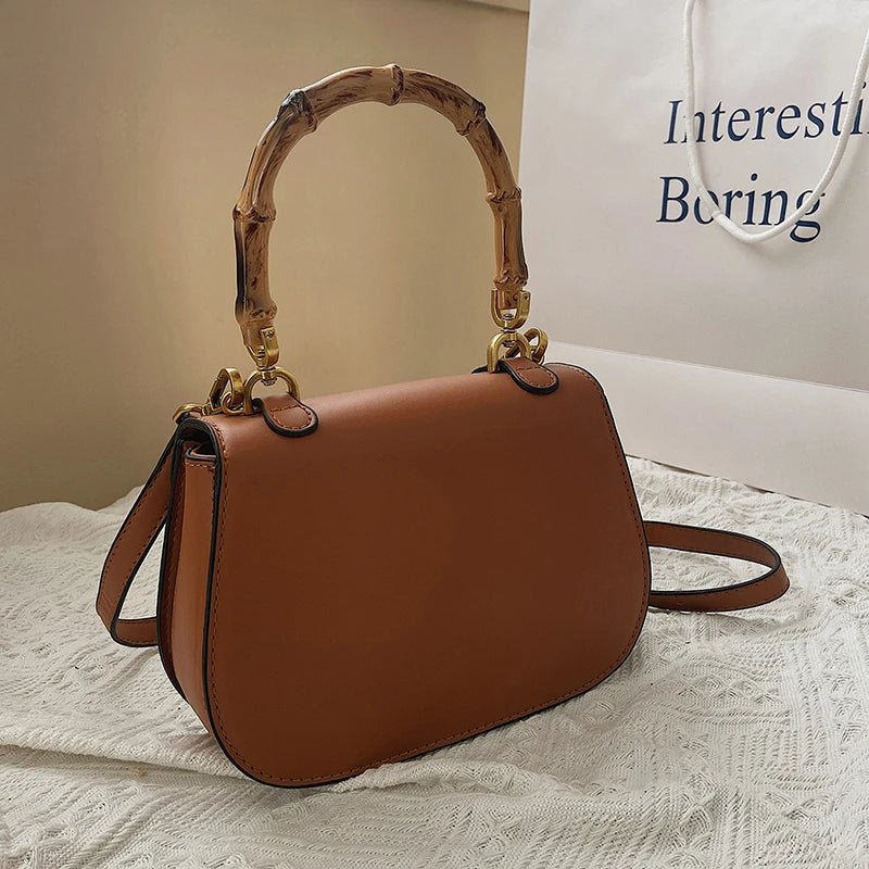 Aria™ - Stylish Bamboo Handbag - veyora