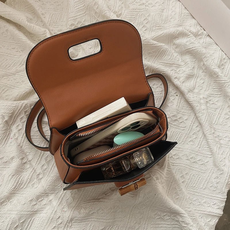 Aria™ - Stylish Bamboo Handbag - veyora