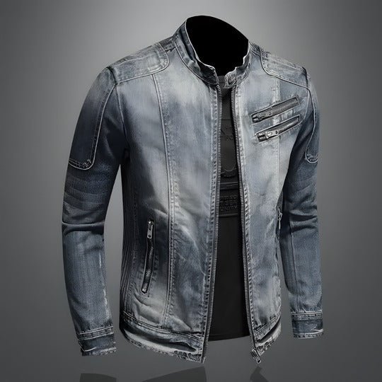 Alexis | Retro Denim Jacket for Men - veyora