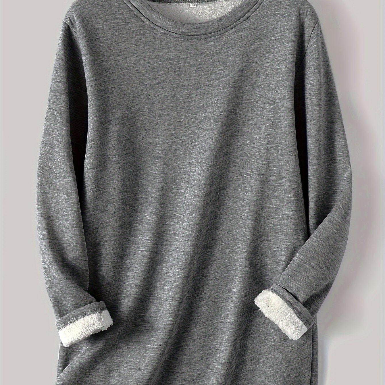 Directional Optimization for New Autumn And Winter Thickened Fleece Tops for Women, Mid - Length, Fitted And Warm - veyora