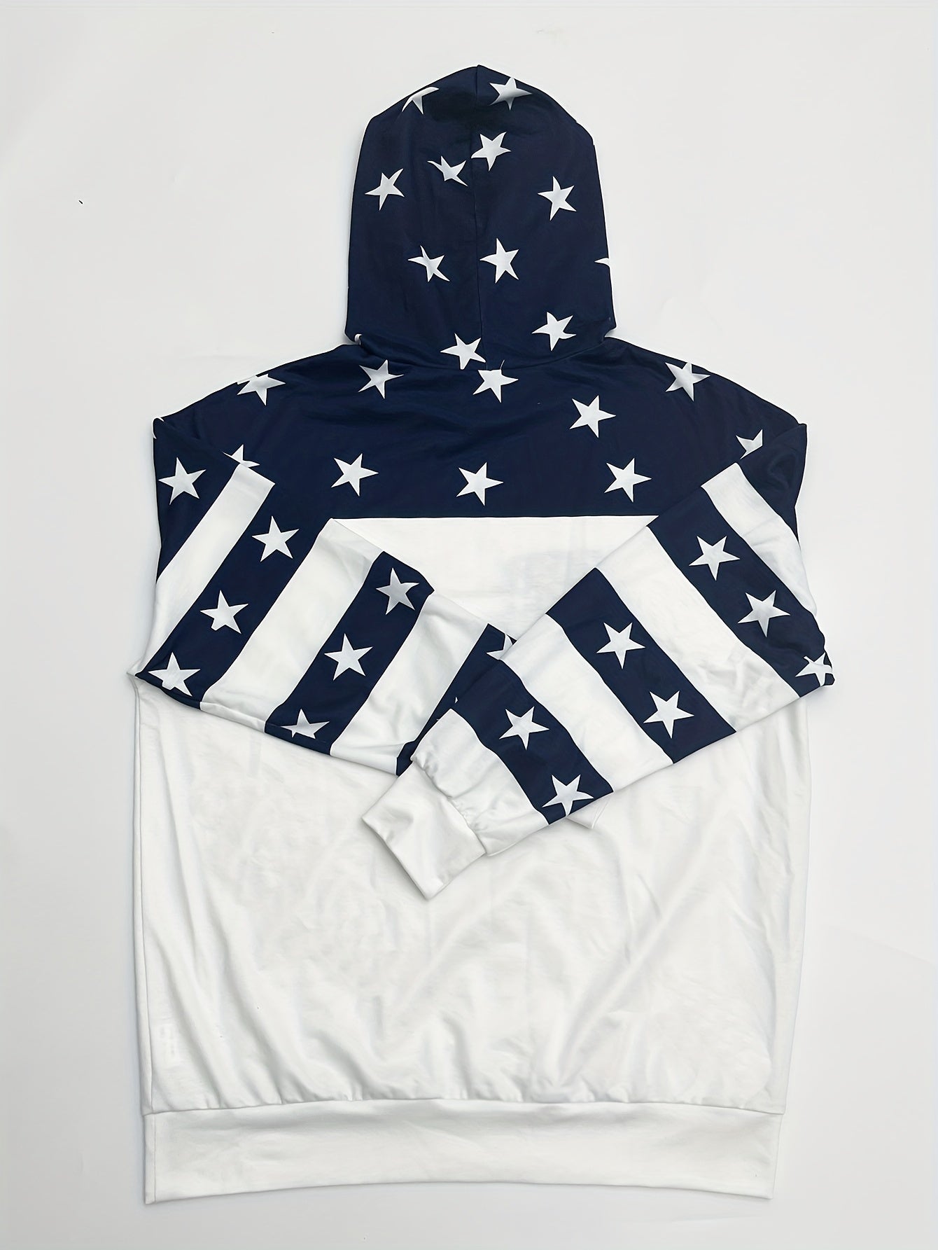 European and American Round Neck Flag Print Casual Women's Long Sleeve Sweatshirt - veyora