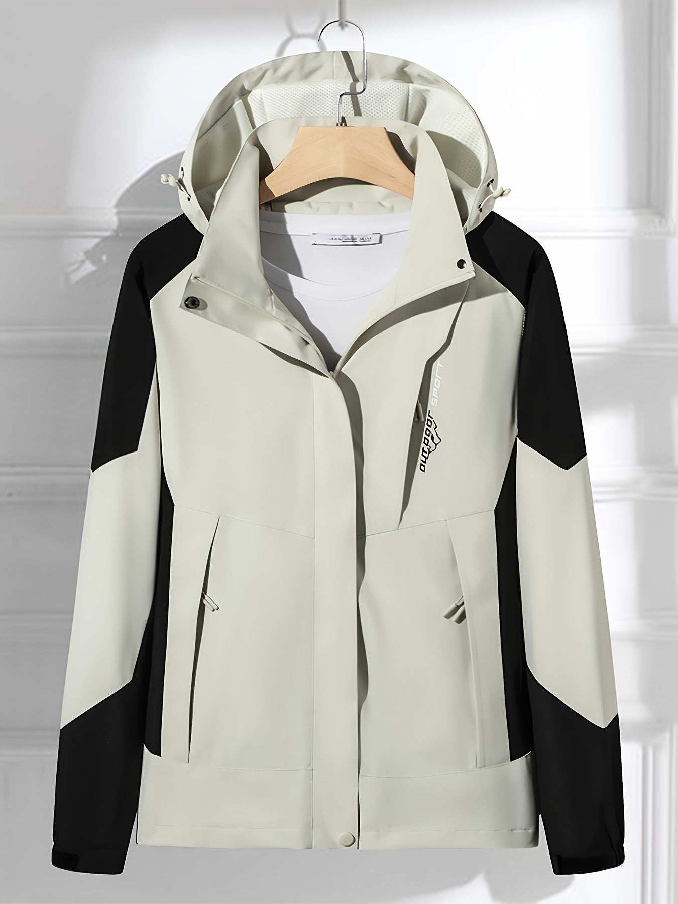 Women'S Casual Outdoor Hiking Jacket - Lightweight, Windproof with Detachable Hood, Zippered Front, Multiple Pockets, Polyester Lining, Ideal for Spring/Fall, Casual Outdoor Gear | Casual Style Jacket | Zippered Jacket