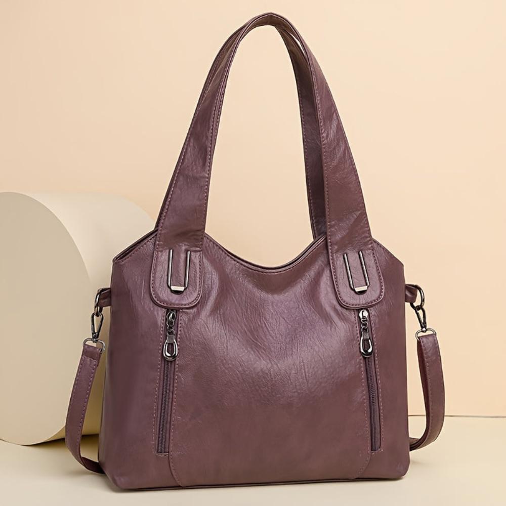 Lily™ Luxe Statement I Retro Tote Shoulder Bag - veyora