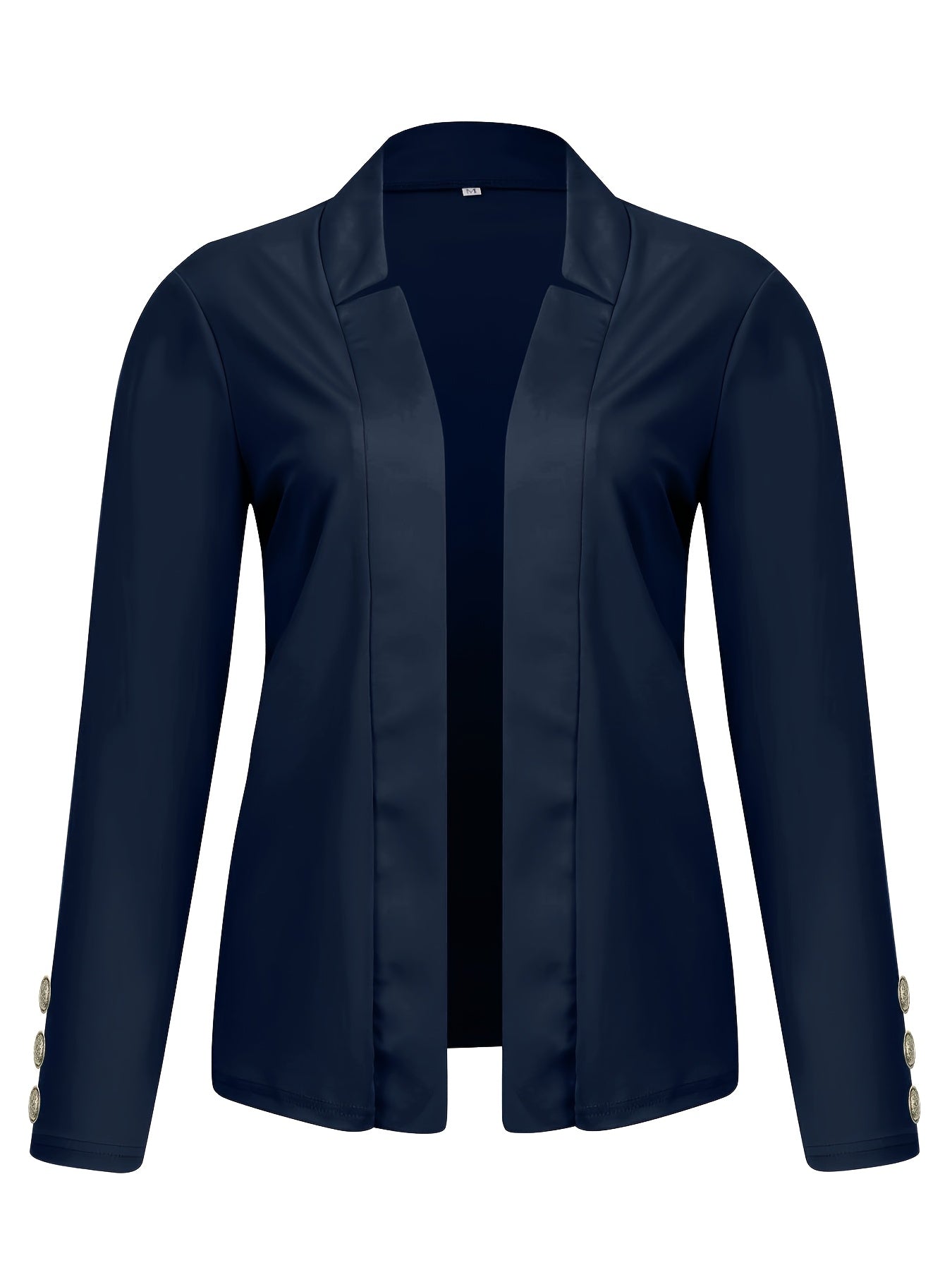 Spring and Autumn Fashion Solid Color Thin Women's Long Sleeve Casual Jacket - veyora